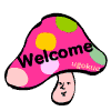 無料GIFアニメ素材【Welcome】